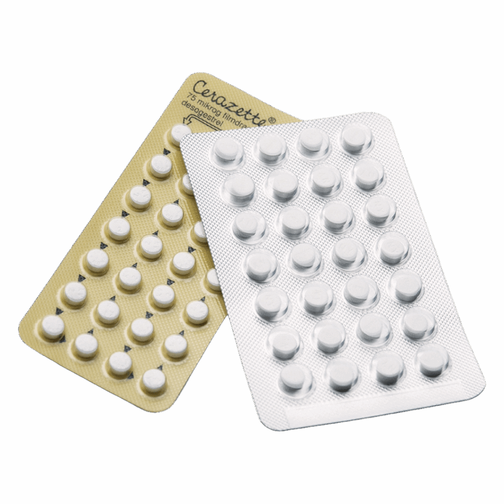 Fotografi av to pillebrett