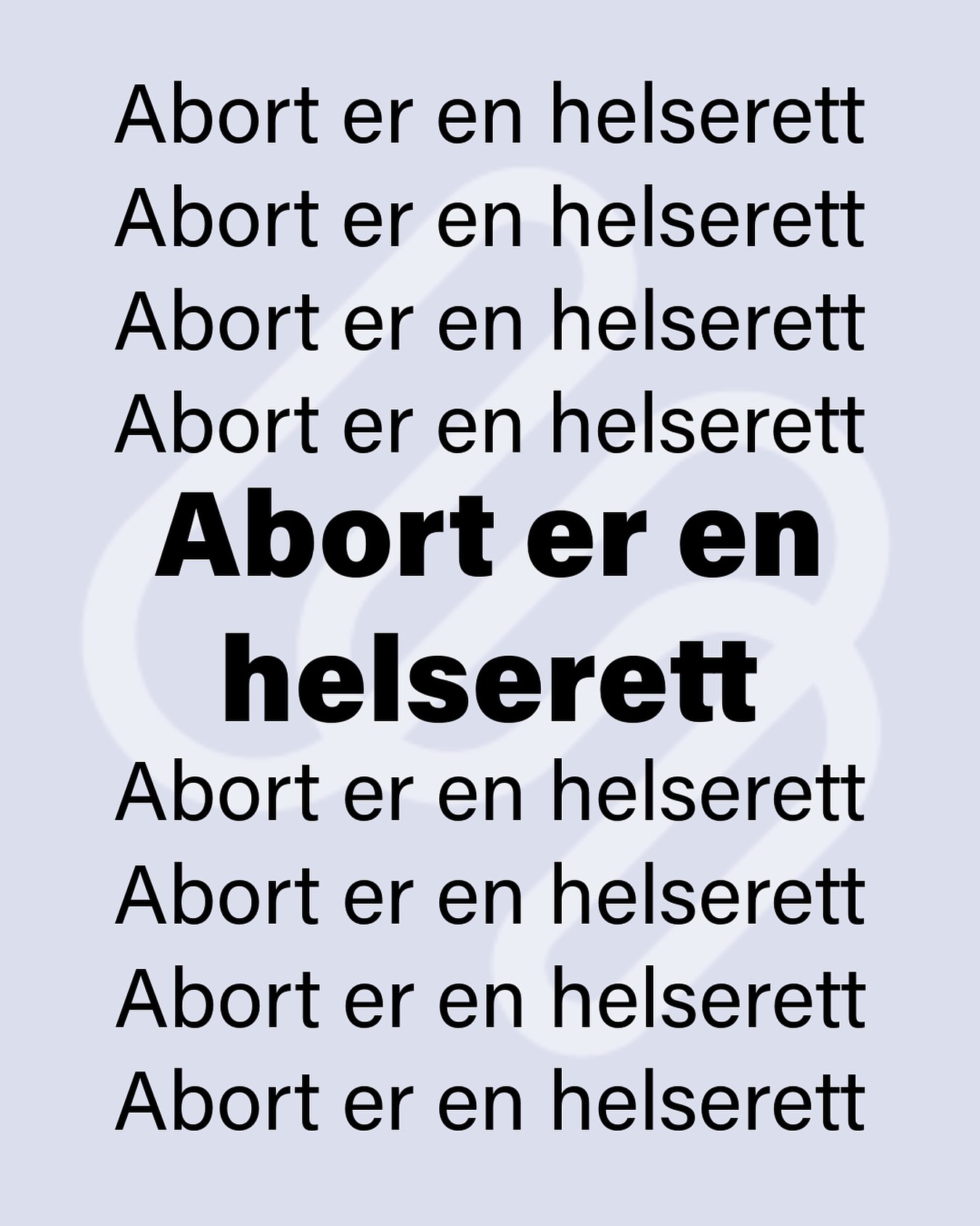 Din kropp. Ditt valg. Din rett. 

Punktum.