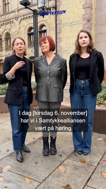 Denne uka har det vært høring i Justiskomiteen i forbindelse med Statsbudsjettet for 2026.

Samtykkealliansen har sendt inn både skriftlig innspill og deltatt på den muntlige høringen, hvor vi har etterlyst en bedre implementering av samtykkeloven som trådde i kraft 1. juli i år.