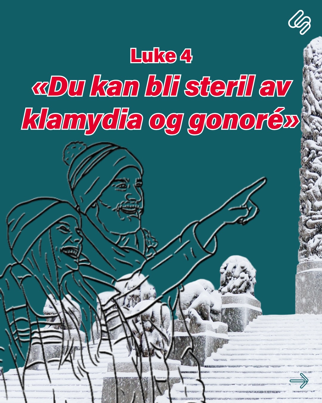 🦠 Årets adventskalender handler om seksuelt overførbare infeksjoner 🦠

Frem mot jul vil vi knuse myter, dele fun facts og informasjon om de ulike seksuelt overførbare infeksjonene. 

🌟 Følg oss for å få med deg neste luke i vår adventskalender!
 
PSSST!
Bruk kondom og om du glemmer, er du velkommen til oss for gratis testing og behandling t.o.m det året du fyller 25 år. Over 25 år? Da kan du benytte deg av vårt betalingstilbud. 

For mer informasjon om vårt klinikktilbud, se vår hjemmeside: 
🔗 Sexogsamfunn.no 

#TestDeg #SOI #Adventskalender