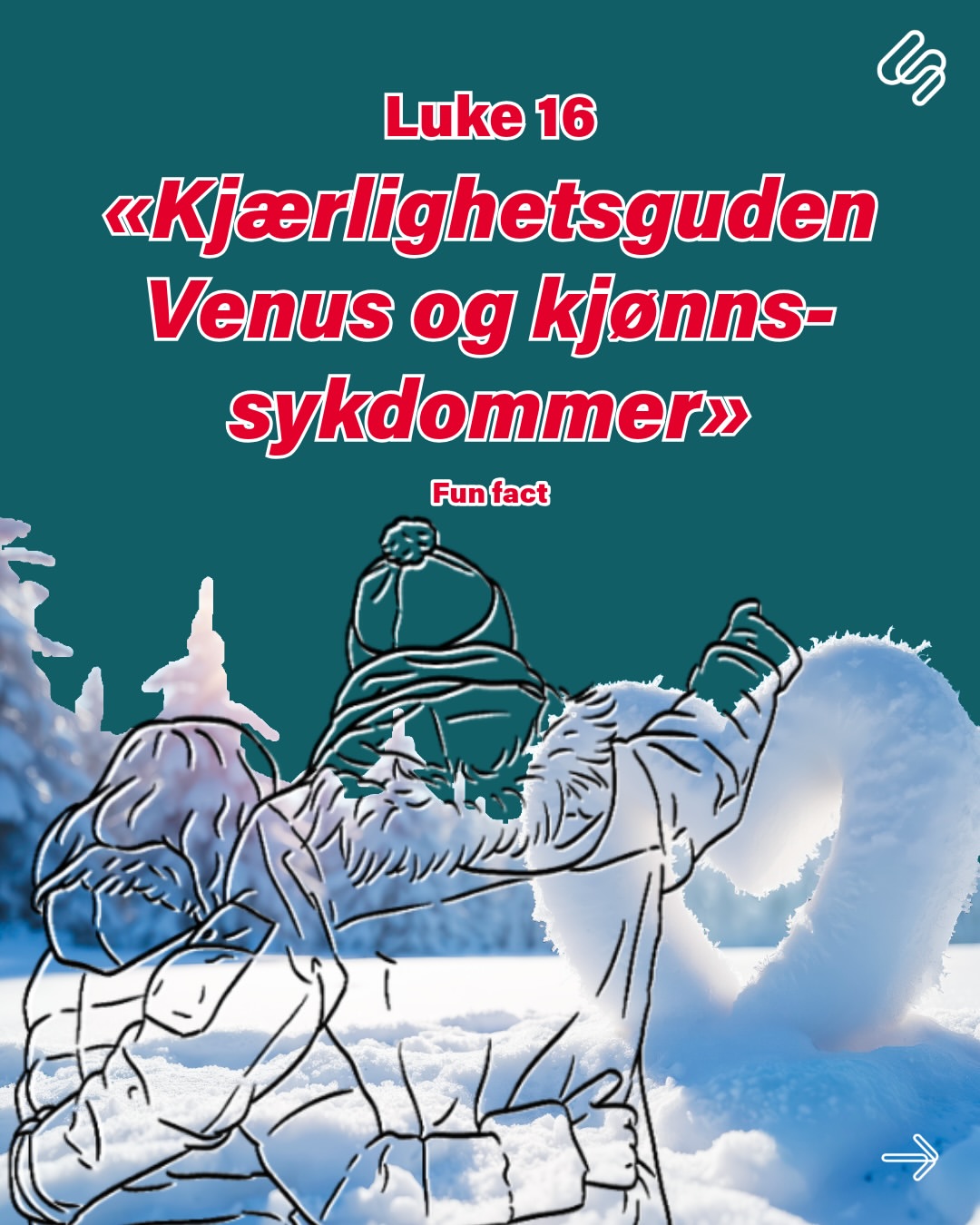 🦠 Årets adventskalender handler om seksuelt overførbare infeksjoner 🦠

Frem mot jul vil vi knuse myter, dele fun facts og informasjon om de ulike seksuelt overførbare infeksjonene. 

🌟 Følg oss for å få med deg neste luke i vår adventskalender!
 
PSSST!
Bruk kondom og om du glemmer, er du velkommen til oss for gratis testing og behandling t.o.m det året du fyller 25 år. Over 25 år? Da kan du benytte deg av vårt betalingstilbud. 

For mer informasjon om vårt klinikktilbud, se vår hjemmeside: 
🔗 Sexogsamfunn.no 

#TestDeg #SOI #Adventskalender