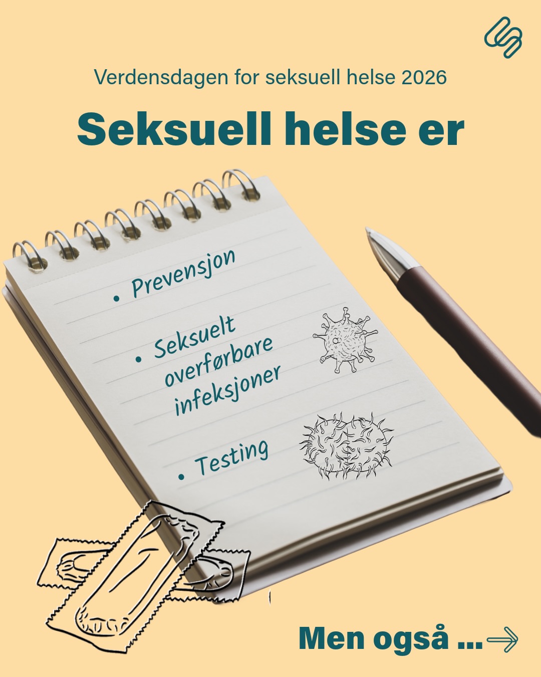 Seksuell helse er for EVERY BODY 💛

I dag er det verdensdagen for seksuell helse og årets tema er EVERY BODY 

Temaet er en påminnelse om at seksuell helse, rettigheter, rettferdighet og nytelse gjelder alle – uansett kropp, alder, kjønn, seksualitet eller livssituasjon.

Derfor trenger vi en helhetlig og inkluderende seksualitetsundervisning, som gir kunnskap om mer enn prevensjon, seksuelt overførbare infeksjoner og testing.

Vi trenger seksualitetsundervisning som favner hele bildet og som også inkluderer kropp, identitet, grenser, samtykke, relasjoner, nytelse og rettigheter sånn at vi alle kan ta gode valg for oss selv.

Sex og samfunn mener at undervisning om seksualitet må:

✅ Ha et helsefremmende fokus, ikke kun forebyggende

✅ Være alderstilpasset, starte tidligere og gis hyppigere enn den gjør i dag

✅ Være inkluderende og tilgjengelig for alle, og gjenspeile mangfoldet i samfunnet med tanke på kjønn, kjønnskarakteristika, seksuell orientering, funksjonsnedsettelse og etnisitet

Seksuell helse angår alle. Derfor må seksualitetsundervisningen også gjøre det.

#WSHD2026 #EveryBody